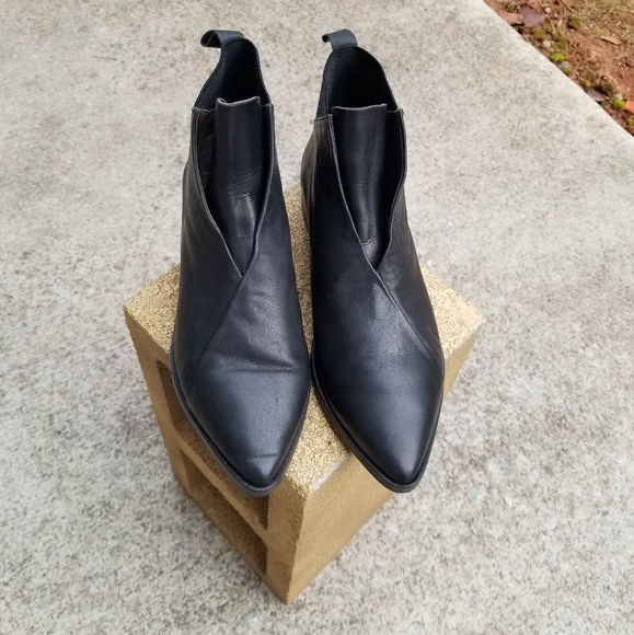 Women's Coclico Black leather Arne booties sz 40 - Picture 4 of 9